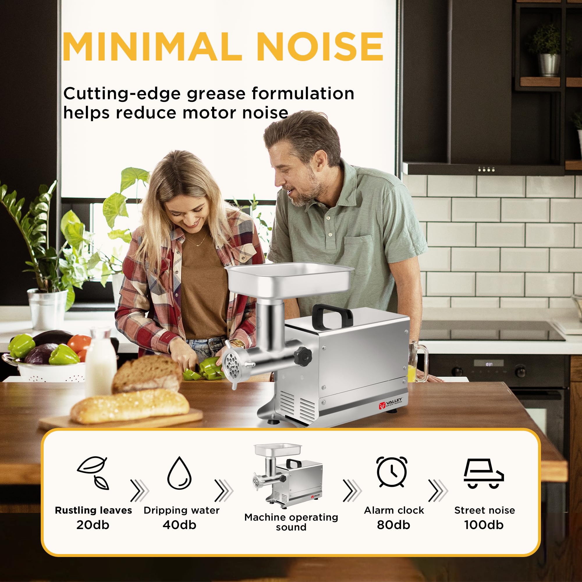 Amazon.com: Valley Sportsman #12 Commercial Electric Meat Grinder